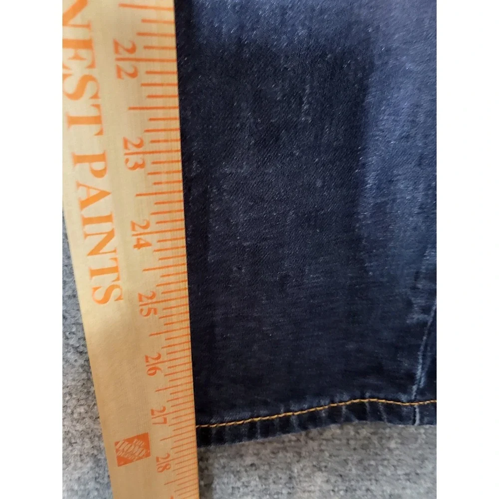 Levis 505 Mens Jeans Regular Fit Straight Leg Dark Wash‎ Denim Size W32 L30 Work